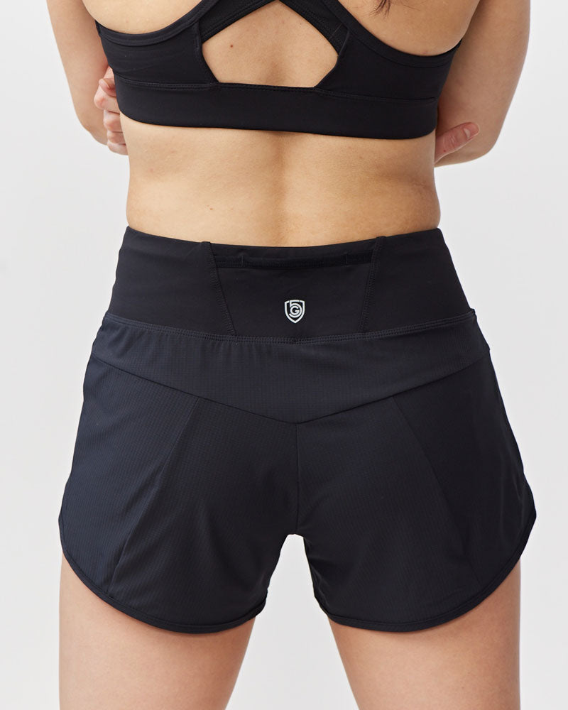 High Rise Running Shorts