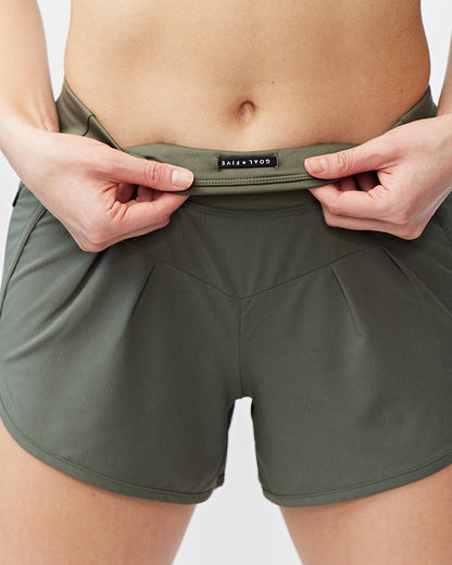 High Rise Running Shorts