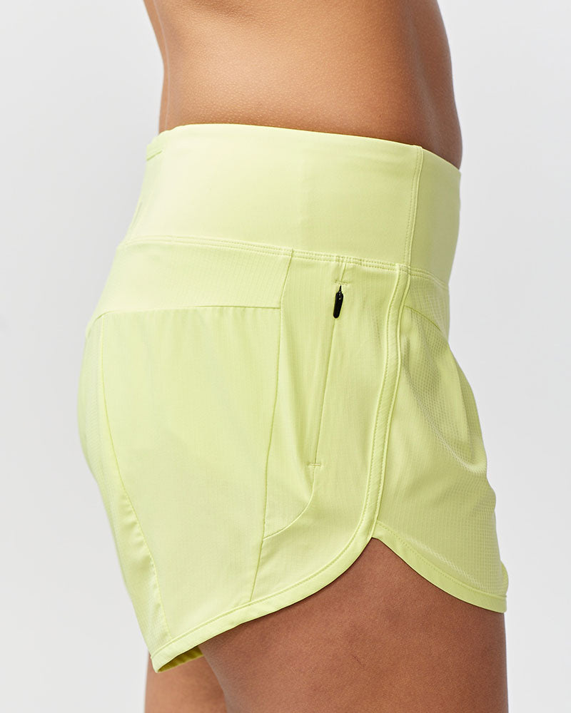 High Rise Running Shorts