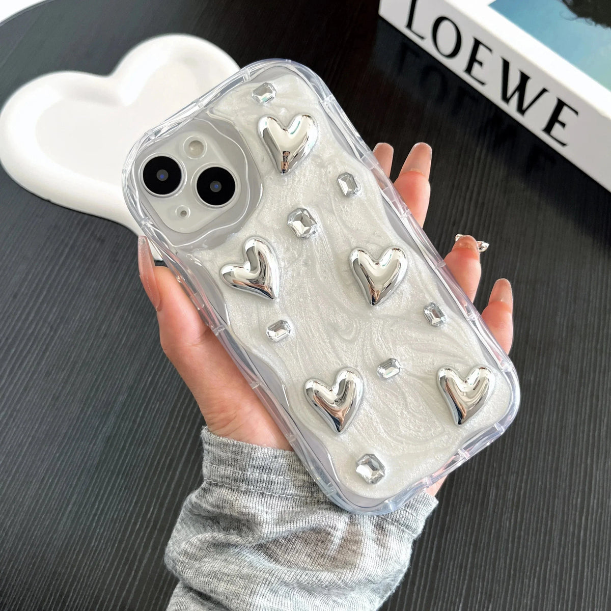 3D Silicone Love Bow iPhone Case